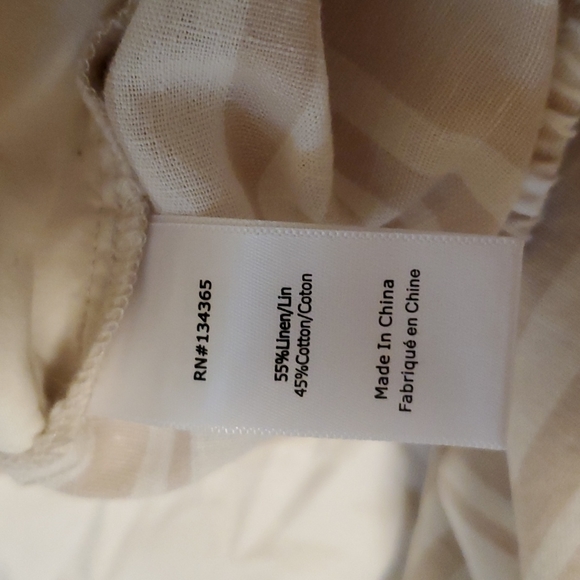 NWOT Wide-leg Linen Pants - Picture 7 of 9